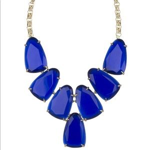 Kendra Scott Cobalt Blue Harlow Necklace